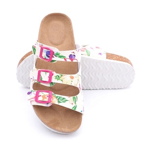 Sandalias de Corcho para Verano, Pantuflas de Exterior, Ningbo Byring, Alta Calidad, para Hombre y Mujer, EVA, Poliéster, Negras y Personalizadas - Product Image 3