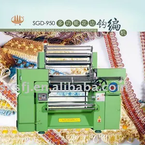 SGD-950 máquina de confecção de malhas do crochet do laço especial