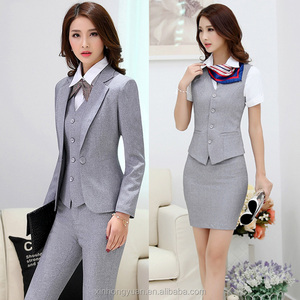 Uniforme <span class=keywords><strong>de</strong></span> oficina <span class=keywords><strong>de</strong></span> mujer <span class=keywords><strong>de</strong></span> invierno a la moda/uniforme <span class=keywords><strong>de</strong></span> <span class=keywords><strong>hotel</strong></span> para mujer - Product Image 4