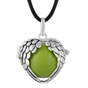 Collier avec pendentif en forme de cage, argent antique, boule, alliage de laiton, collier à photo tendance, collier pour bébé, alliage de cuivre, 12-15 jours - Product Image 3