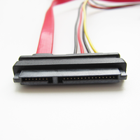 Cable de alimentación Sata 22 pines hembra a Sata 7 pines + 4 pines HSG personalizado de fábrica