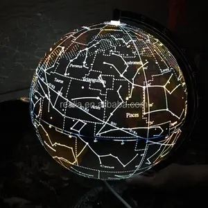 2 In 1 Globe Bumi dan Rasi Bintang Dunia dengan Lampu LED Desain Baru Hot!!!