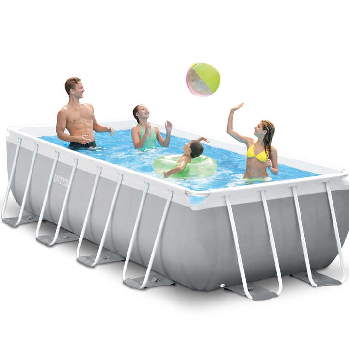 INTEX 3M X 1.75M X 0.8Mプリズムフレーム長方形プールセット