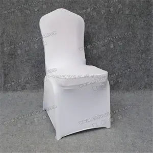 Cheap Chair Covers YC-876 White Cheap Spandex Chair Cover For Wedding Banquet Event