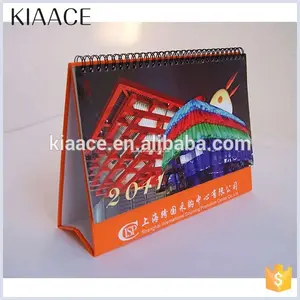 Encargo de la cubierta patrón de china escritorio calendario anual