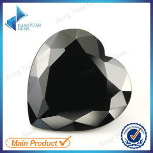 Guangxi China Corazón negro <span class=keywords><strong>zircon</strong></span> gemas sintéticas - Product Image 1