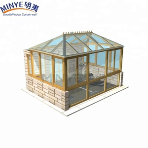 Shanghai usine en aluminium de conception chaude solariums/jardin d'hiver/verre maison/serre - Product Image 1