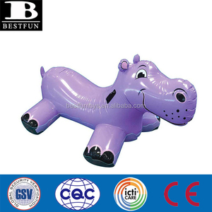 Jouet de piscine gonflable surdimensionné en PVC robuste <span class=keywords><strong>Happy</strong></span> <span class=keywords><strong>Hippo</strong></span> pour deux utilisateurs, jouets de piscine pour enfants, jouets de natation - Product Image 2