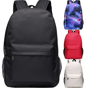 Borsa per libri per bambini divertente ed elegante personalizzata per adolescenti zaino per borse da scuola nero stampato OEM personalizzato per bambini e bambine