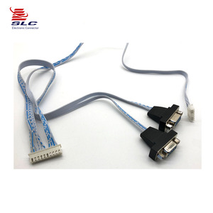定制JST Sh JST-SH Gh 2.5毫米间距2P 3P，4P，5p连接器硅树脂带状电缆组件压接线束，带连接器 - Product Image 3