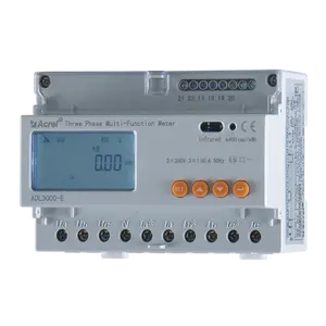 multifunction 3 phase din rail energy meter Acrel ADL3000-E digital voltage current power energy meter