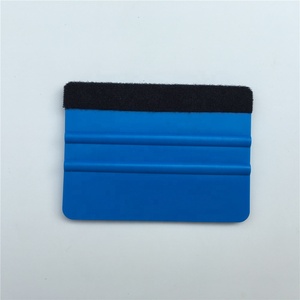 4 cái/bộ Bộ dụng cụ bọc màng dán cửa sổ xe hơi bằng nhựa vinyl dụng cụ bọc màng miếng dán 1xsqueegee 1X dao cắt snitty 10x lưỡi 1xknife - Product Image 6