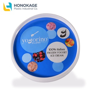 Envase Redondo <span class=keywords><strong>de</strong></span> Plástico para Helado <span class=keywords><strong>de</strong></span> 1 Litro, Envase <span class=keywords><strong>de</strong></span> Plástico IML para Helado - Product Image 3