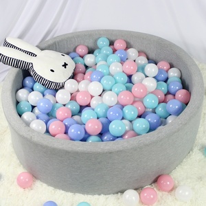 8cm 라이트 핑크 플라스틱 구덩이 공 - Product Image 4