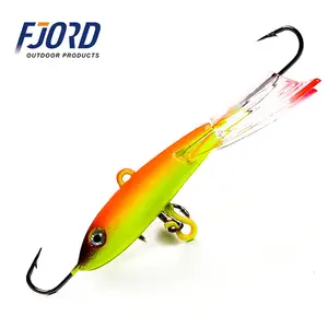 FJORD 93mm/30g <span class=keywords><strong>hiver</strong></span> pêche sur glace gabarit appât dur leurre plomb pour gabarits métal matière plastique pour brème espèces rivière lac ruisseau - Product Image 2