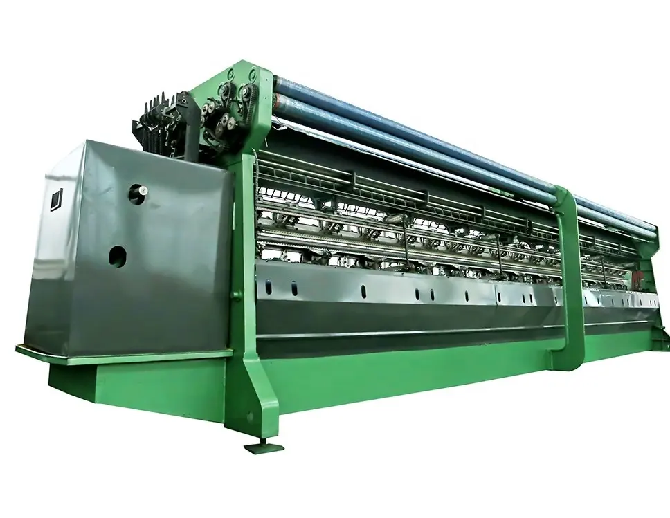 Machine à tricoter des chaîne pour légumes, filet pour la fabrication de sacs, double aiguille