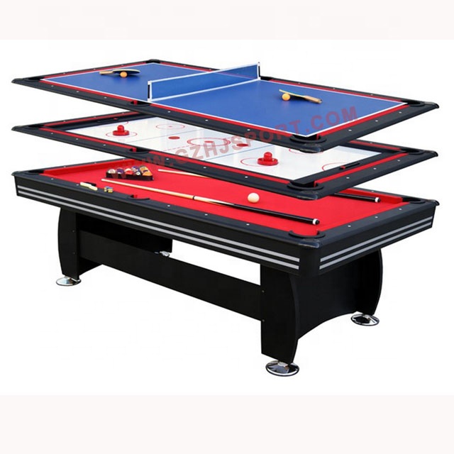 MDFエンターテイメント屋内スポーツ3in1マルチゲームテーブル、プール