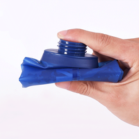 Bouteille d'eau en Silicone, souple, sans BPA, ml, bouteille pliable, anti-fuite, pour le sport, le voyage, le Marathon, la course, la randonnée, le cyclisme