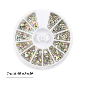 Pierres plates brillantes de haute qualité SS3-SS50, pierres de cristal transparentes non thermocollantes, strass pour <span class=keywords><strong>la</strong></span> décoration des ongles - Product Image 3