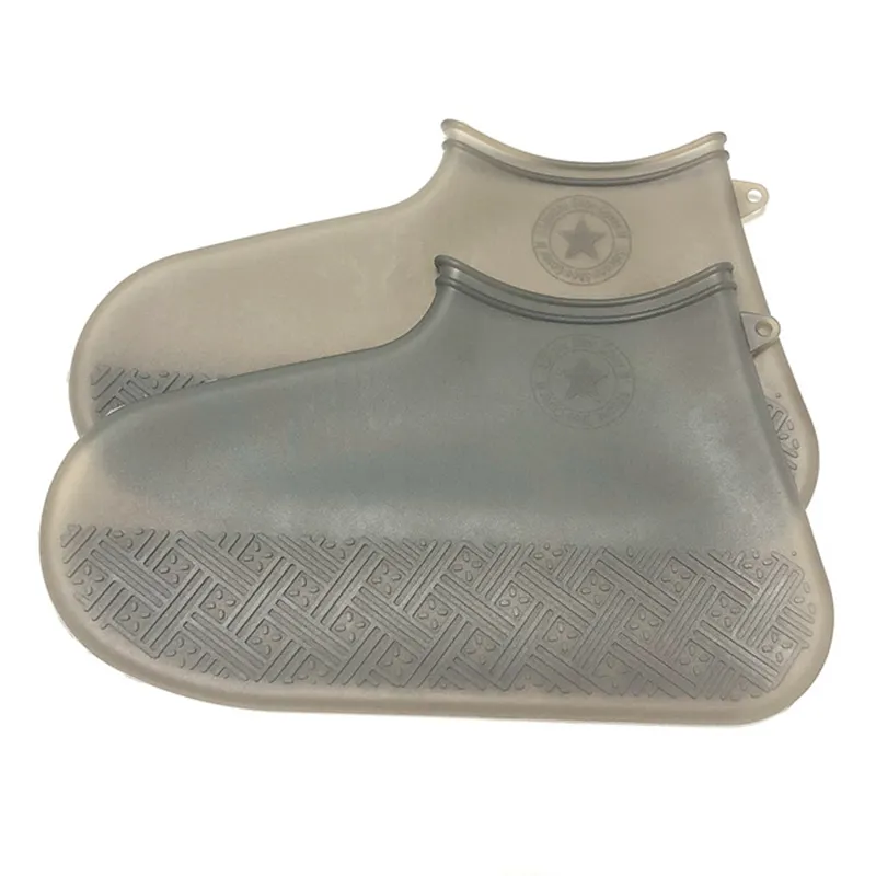 Protetor de sapatos de silicone, cobertura à prova d' água dobrável para sapatos, proteção de chuva