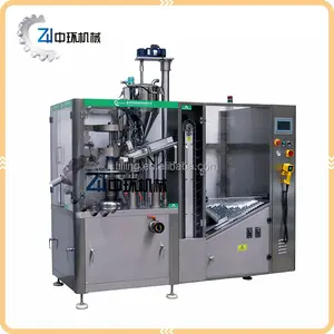 Fabricación de China Profesional ISO9000 Tubo Farmacéutica Máquina de Llenado de Pasta de La Creación