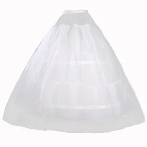 8801Two Katmanlar Artı Boyutu Kabarık Düğün Petticoat için Gelin Elbise
