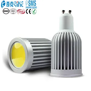 AC 85-265V MR16 DC 12V 스포트라이트 슈퍼 브라이트 LED GU10 GU5.3 COB 12w 9w 6w 전구 램프 조명 따뜻한 흰색 디밍 가능 스포트라이트