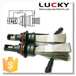 2015 3000LM más corto carcasas de alto rendimiento de <span class=keywords><strong>la</strong></span> cinta 9007 Hi / Lo haz LED bulbo de <span class=keywords><strong>la</strong></span> linterna - Product Image 4