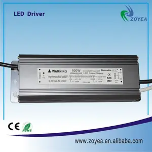 100 W 3a PWM 0-10 V atenuación impermeable ip67 led conductor del transformador de alimentación