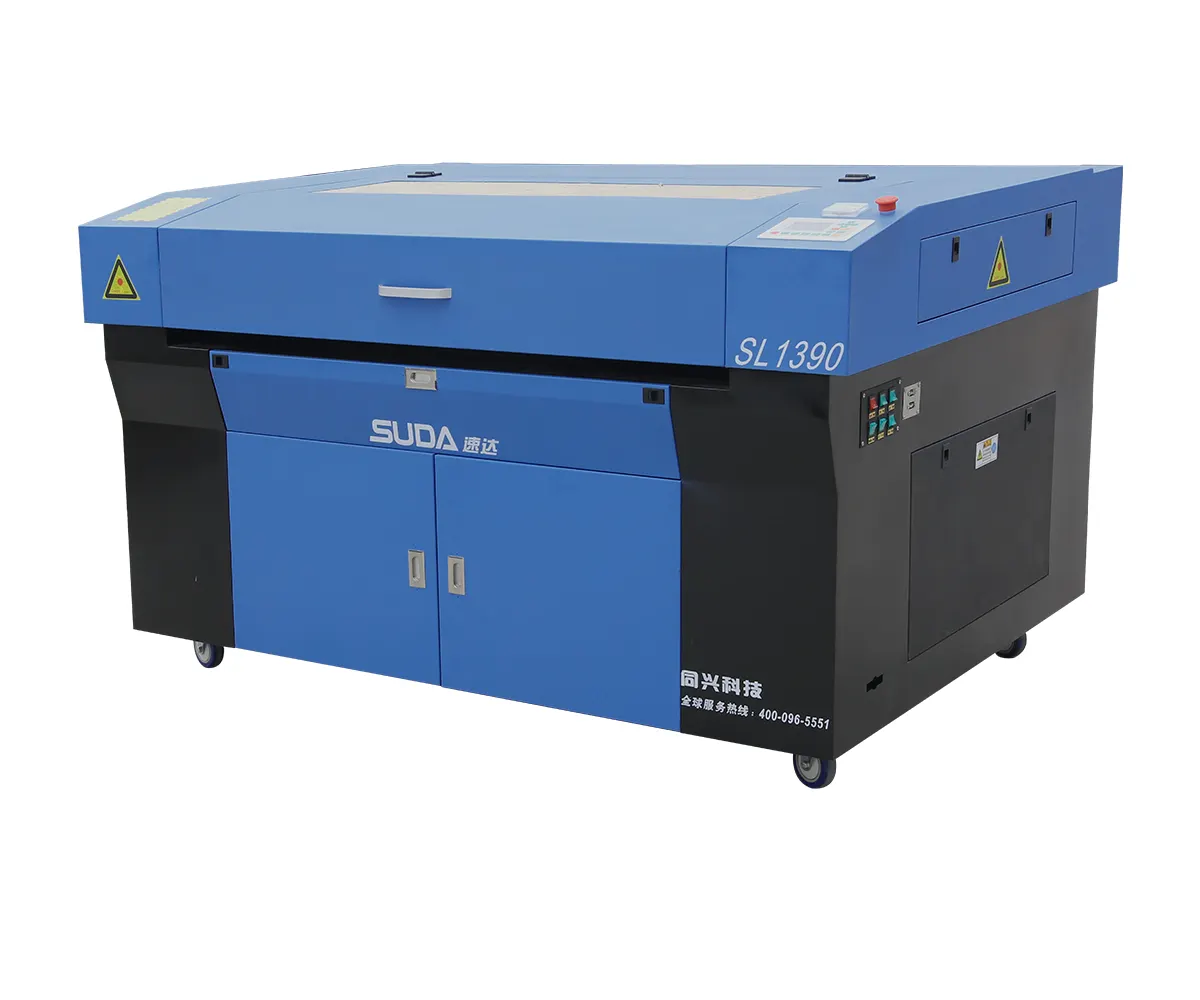 SUDA SL series SL1310L CO2 laser cutting engraving machine,spindle motor 80-100W Auto CAD