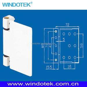 CDWB1 <span class=keywords><strong>Cerniera</strong></span> Europea 2D in Lega di Zinco per Finestre in <span class=keywords><strong>PVC</strong></span> con Installazione a Vite Certificata CE - Product Image 2