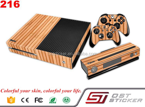 Pegatina de vinilo de grano de madera para consola <span class=keywords><strong>XBOX</strong></span> <span class=keywords><strong>One</strong></span> de Microsoft, de alta calidad, 2 pegatinas de controlador - Product Image 2