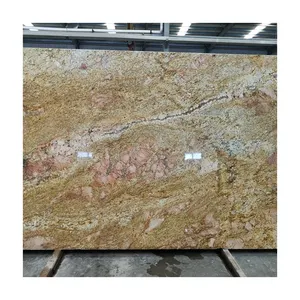 Lastre di granito naturale oro imperiale lastre di granito re dorato pietra di granito oro deserto