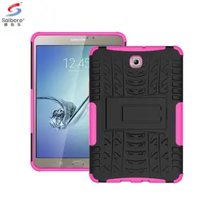 Saiboro PC + TPU Hybride Antichoc <span class=keywords><strong>Tablette</strong></span> Housse Pour <span class=keywords><strong>Samsung</strong></span> Galaxy <span class=keywords><strong>Tab</strong></span> S2 <span class=keywords><strong>8</strong></span>.0 T710 - Product Image 1