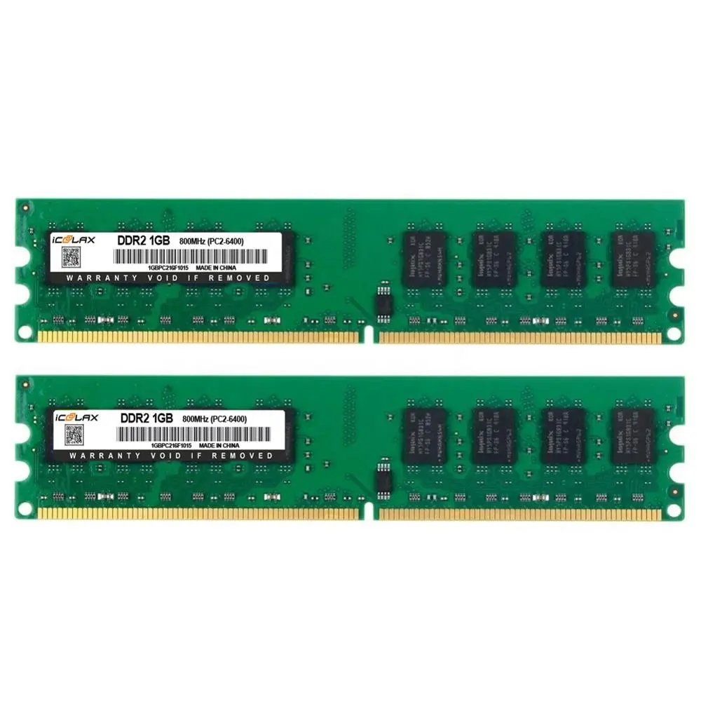 ICOOLAX Memory Modules All Compatible 1.8V 800MHZ 2GB DDR2 RAM