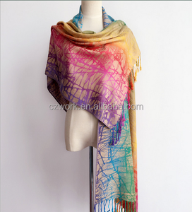 2016 Más Caliente <span class=keywords><strong>Rainbown</strong></span> Invierno Cachemir Bufanda Mujer Bufandas Chales - Product Image 3