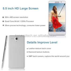 Original lenovo a616 MTK6732M 4g lte 5.5 pulgadas ips quad core Android 4.4 celular mobile Phone5MP cámara 512m 4gb gps dual sim - Product Image 3