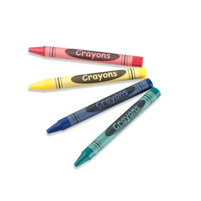 Lot de 4 crayons de coloriage personnalisés en vrac