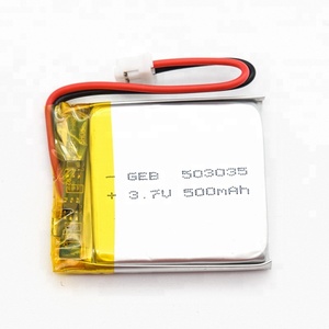 Pin Sạc <span class=keywords><strong>Lithium</strong></span> <span class=keywords><strong>Ion</strong></span> 3.7V 500Mah 1.85wh Lipo - Product Image 2