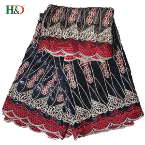 H & D Nouveau Style <span class=keywords><strong>Pas</strong></span> <span class=keywords><strong>Cher</strong></span> Haute Qualité Matériau En <span class=keywords><strong>Tissu</strong></span> <span class=keywords><strong>Bazin</strong></span> Riche <span class=keywords><strong>Tissu</strong></span> Avec la Meilleure Usine - Product Image 1