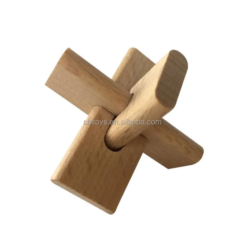 Beste verkäufer 4.5cm mini holz super 3D planken gehirn beste puzzle für erwachsene