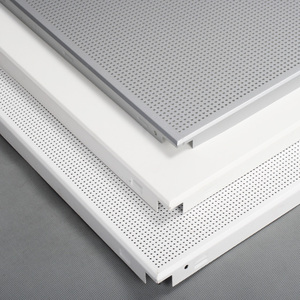 Mattonelle di alluminio sospese del soffitto del metallo <span class=keywords><strong>60x60</strong></span> per i centri commerciali & gli edifici per uffici - Product Image 3