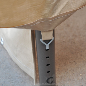 Abri d'auto Beige robuste 10x20 pieds, abri polyvalent avec auvent de voiture et parois latérales - Product Image 4