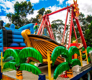 Manèges de fête <span class=keywords><strong>foraine</strong></span> attrayants et palpitants, mini-<span class=keywords><strong>bateau</strong></span> <span class=keywords><strong>pirate</strong></span> à vendre - Utilisation en extérieur/intérieur, construction en fibre de verre - Product Image 2