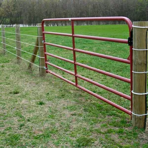 Metal Livestock galvanized 5 bar field gates