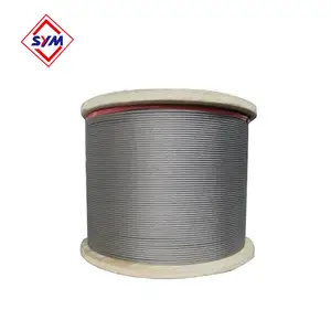 الصين مصنع سلك حبل السعر المنخفض 20 مللي متر المجلفن حبل سلك فولاذي مقاوم للصدأ