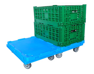 Carretilla para Cajas de Herramientas, Carretilla para Mover Muebles, Carretillas de Plástico con Ruedas, Carretilla para Piezas, Carretilla Logística, Carretilla para Automóviles - Product Image 6