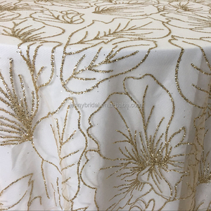 70x70 वर्ग क्लासिक केन्या उद्यान सोने मेज़पोश - Product Image 5