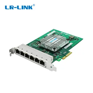 LRES2006PT 인텔 i350 PCI 익스프레스 6 포트 네트워크 카드 기가비트 이더넷 네트워크 어댑터 (6xrj45)