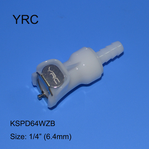 Mangueira farpada mini tubo de plástico, liberação rápida, 3/8 acoplamentos cotovelo - Product Image 5